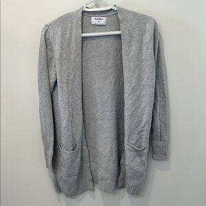 Old Navy Women's Light Gray Cardigan